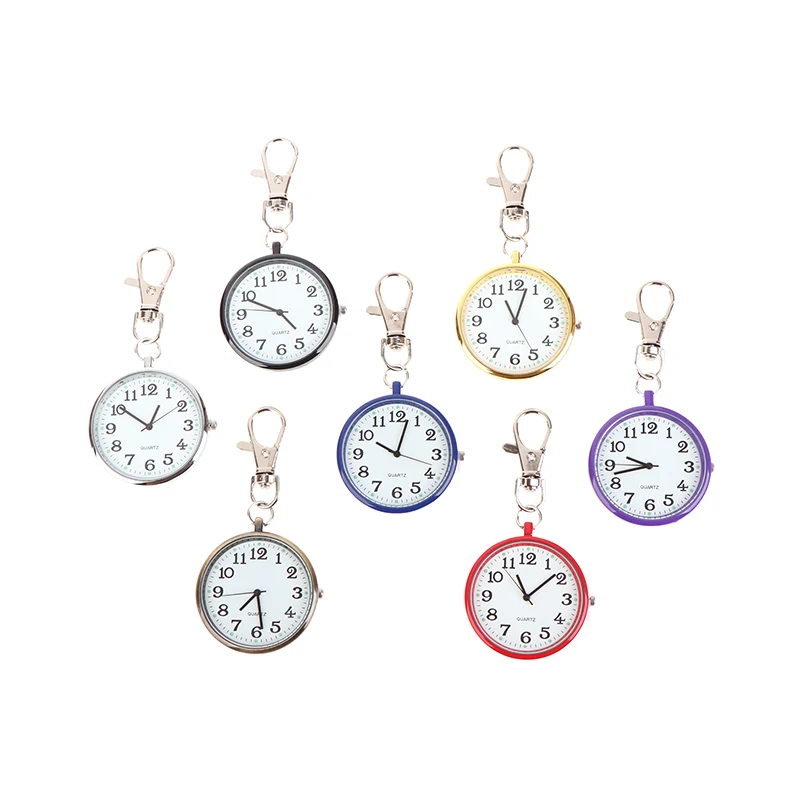 Men Women Quartz Watch For Nurses Doctors Students Minimalist Watches Child Gift New Tiny Cute Quartz Pocket Watch With Keyring