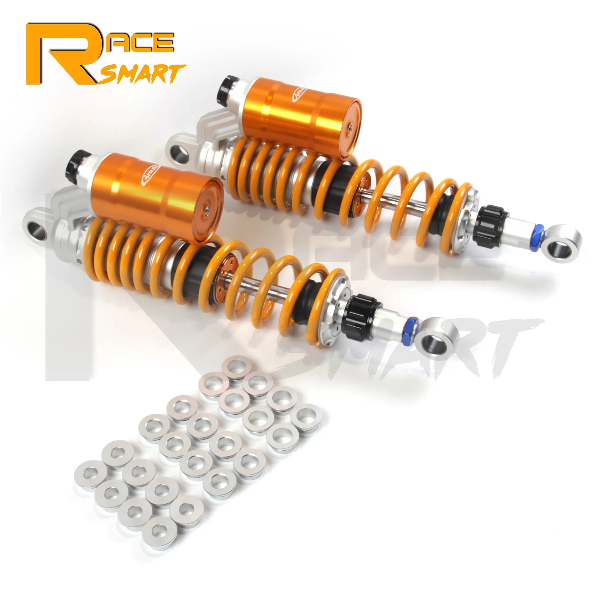 330mm Motorcycle Adjustable Rear Shock Absorbers Suspension Nitrogen Charged For HONDA CB400 VTEC 1999-2019 2000 2001 2002 2003