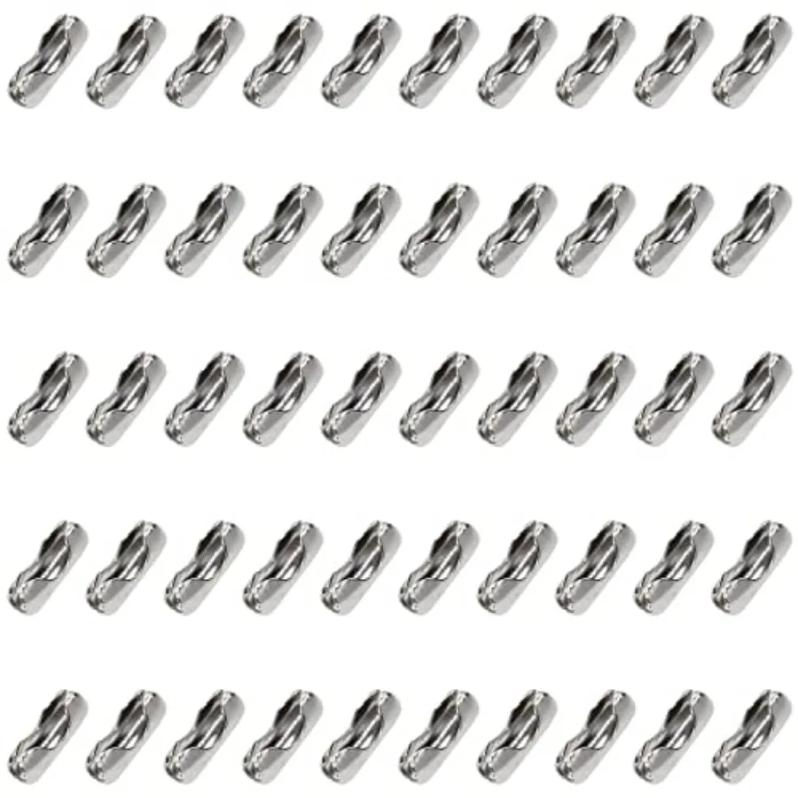 

Застежки-коннекторы из нержавеющей стали для шариковых цепочек оптом: для брелоков, ожерелий, подвесок, изготовления ювелирных изделий, рукоделия, легких поделок