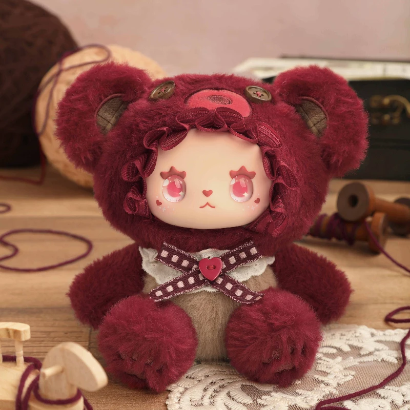 

Прекрасная серия EMMA Bear Alliance, слепая коробка, милая кукла-медведь, загадочная сумка, кавайные аниме-фигурки, подвеска, виниловая кукла для лица, подарок-сюрприз