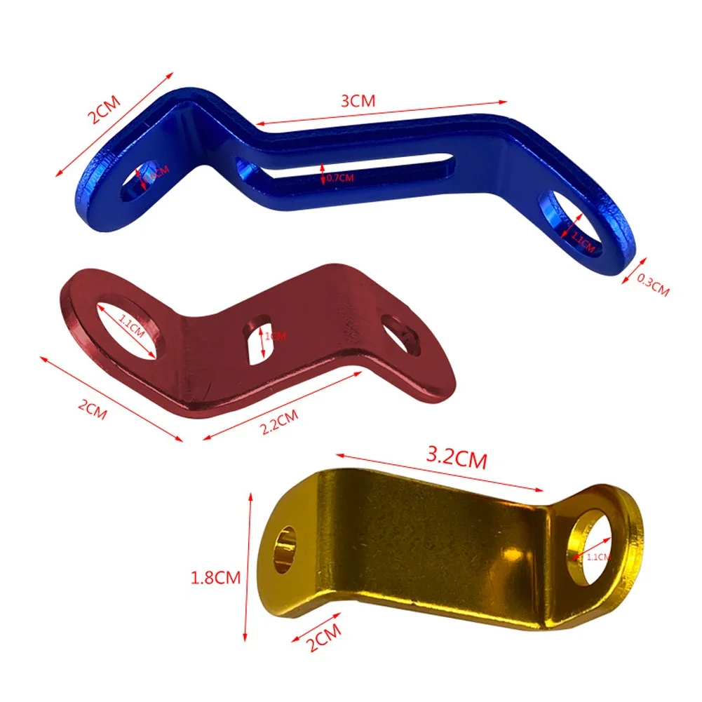 Motorcycle Accessories Direct Push Brake Pump Aluminum Alloy Oil Cup Bracket Hydraulic Brake Pump Transparent Oil Pot Bracket image 4