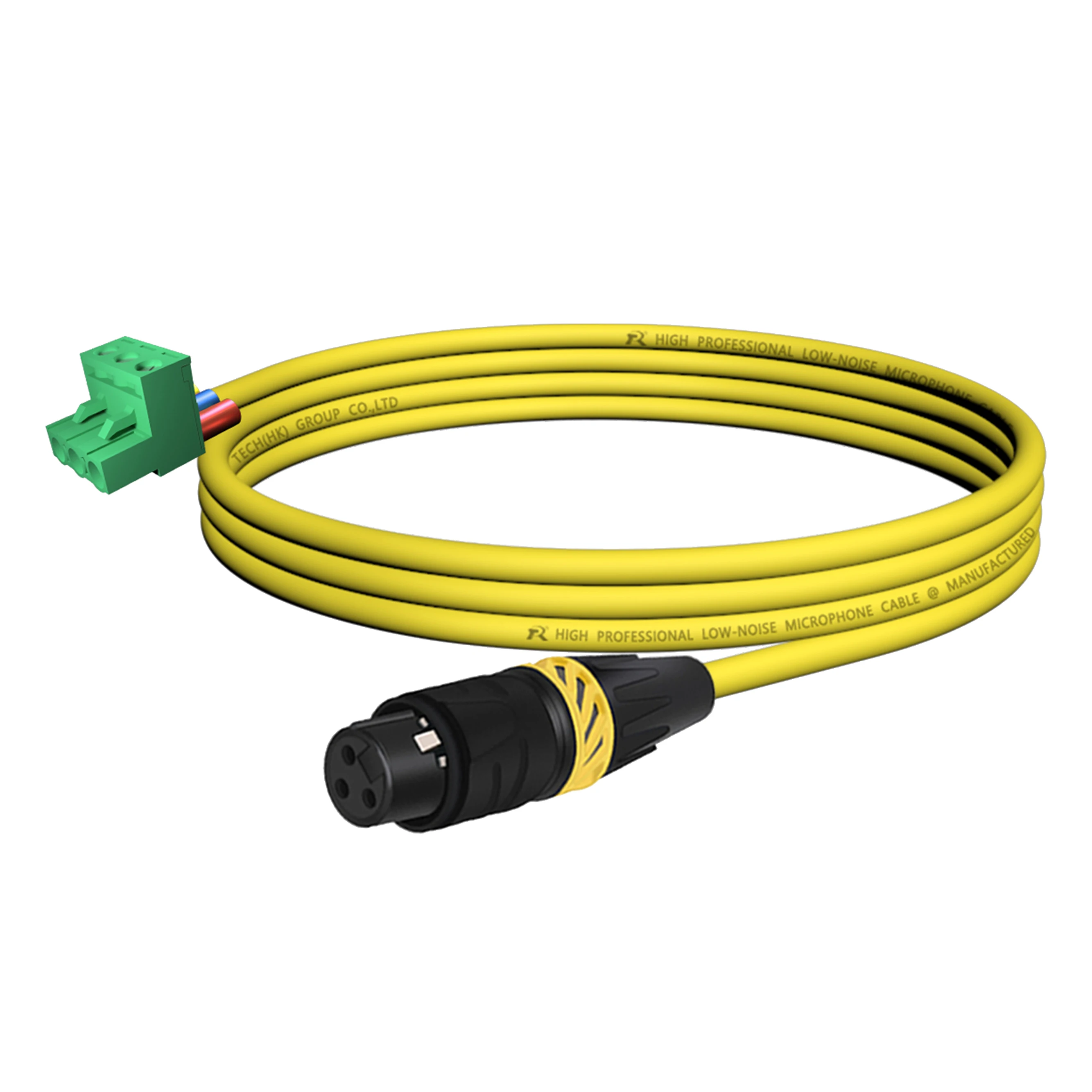 XLR zu Phoenix Kabel, Geräuscharmes 3-Pin XLR Buchse und Stecker zu PHX3M/2EDG 5.08 PCB Schraubklemmen-Adapterkabel mit Sicherem Endgriff – Detail 21