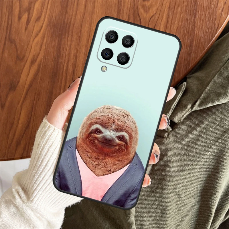 Funny Sloth For Samsung Galaxy M52 M32 M22 M12 M13 M23 M33 M53 M11 M21 M31 M51 M30s M14 M54 Phone Case