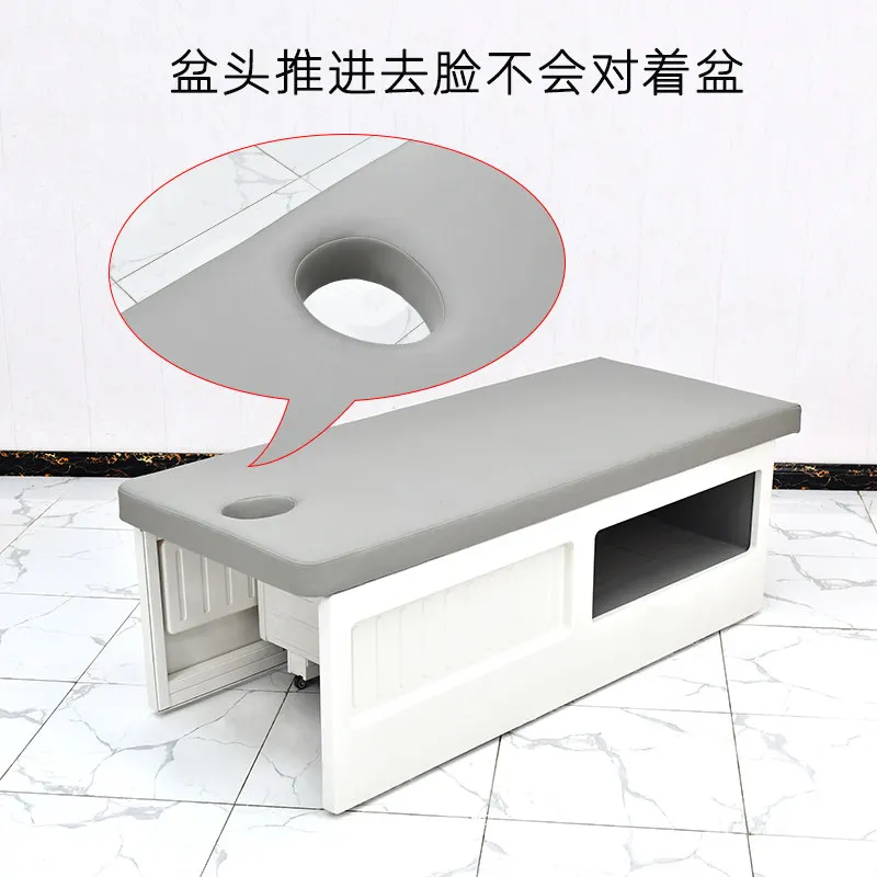 For Water Circulation Steam Shampoo Bed, Massage Back Scrub & Instant Heater Combo