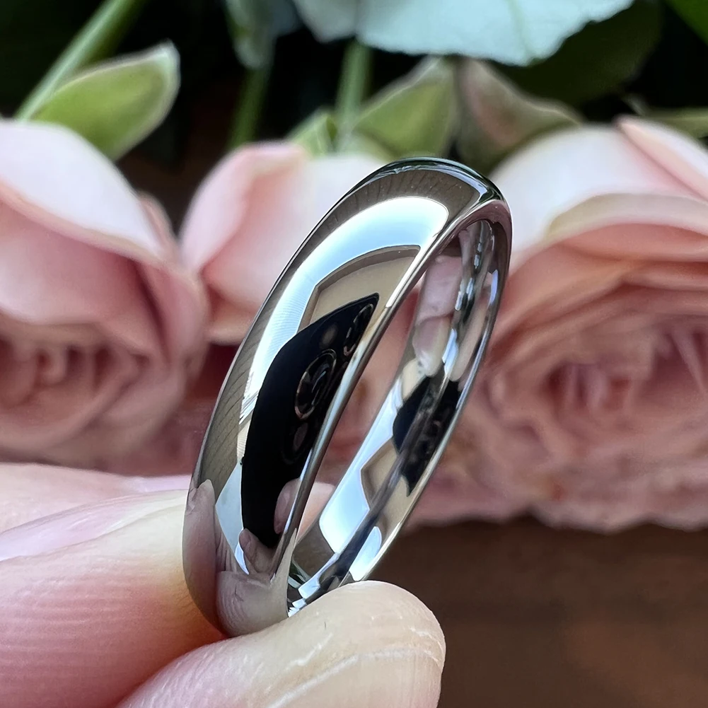 3MM Wemen der Wolfram Hochzeit Ringe Für Männer Mode Engagement Gewölbtem Bands Poliert Fertig Komfort Fit – Detail 13