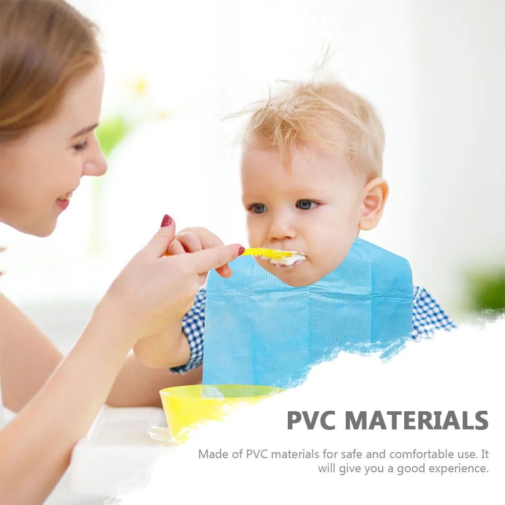 

60 шт. одноразовые водонепроницаемые нагрудники для детей пожилого возраста маслостойкие принадлежности для кормления обед нагрудники портативные легкие