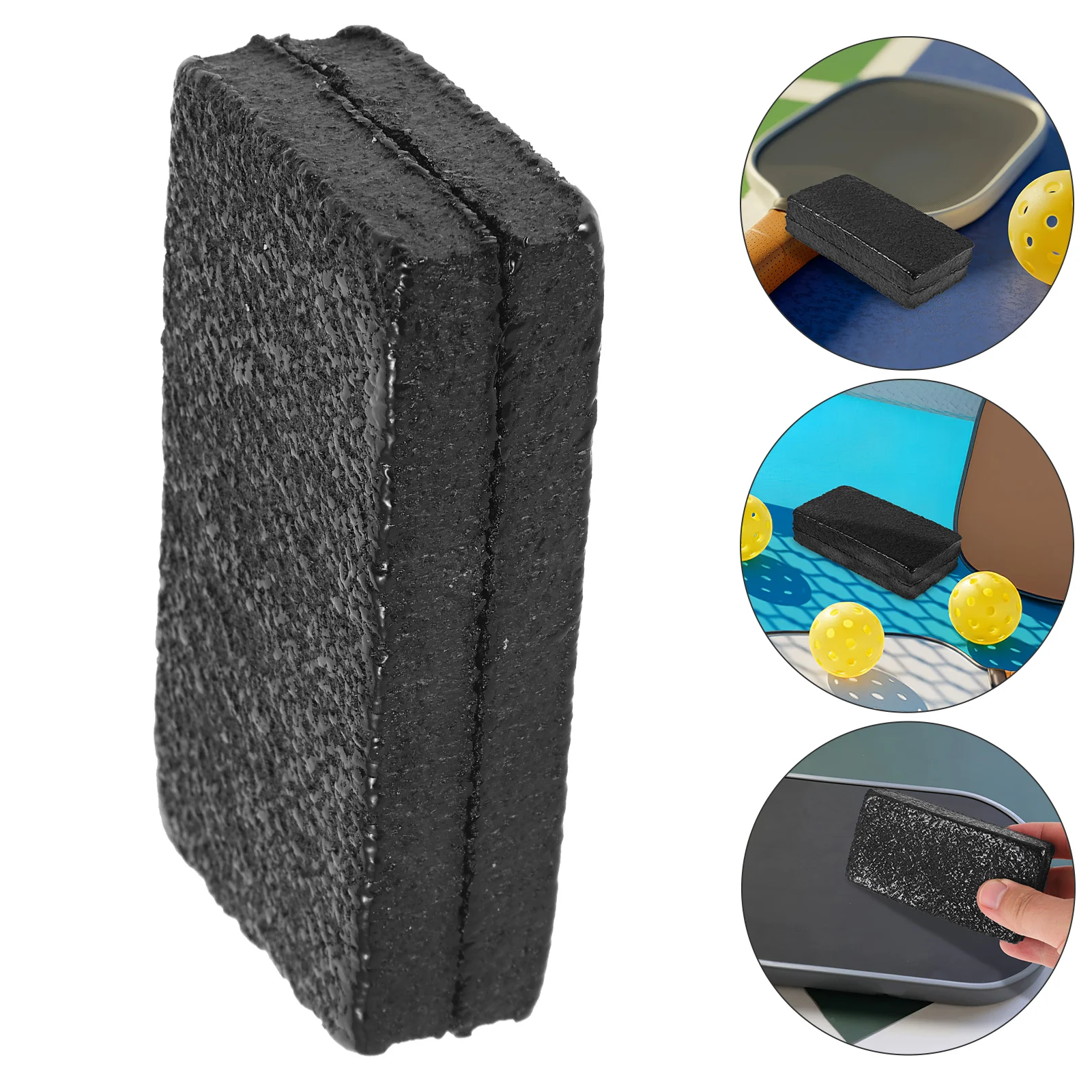 Pickleball Gum Koolstofvezel Racket Cleaner Zwart Kleine Paddle Supplies Doekjes Gereedschap Sport Speelgoed Multifunctionele oplossing