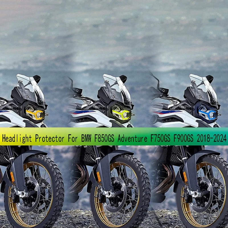 Headlight Protector For BMW F850GS Adventure F750GS F900GS 2018-2024 Head Light Transparent Protection Cover