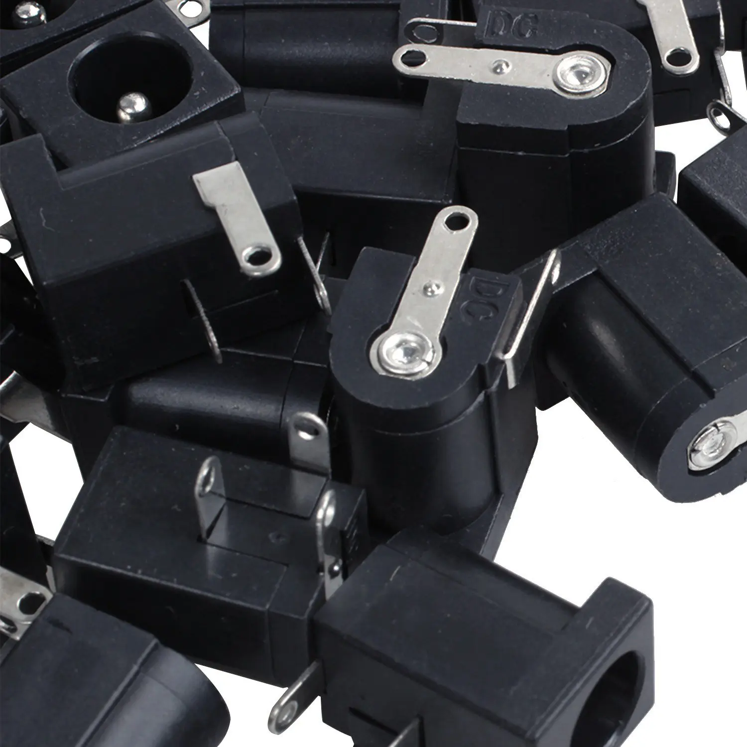 

ABBN-45 Pcs DC Power Jack Socket 2.1Mm X 5.5Mm Barrel-Type PCB Mount DC-005 With M2 X 20Mm Long Hex Socket Knurled Cap Screws Bo