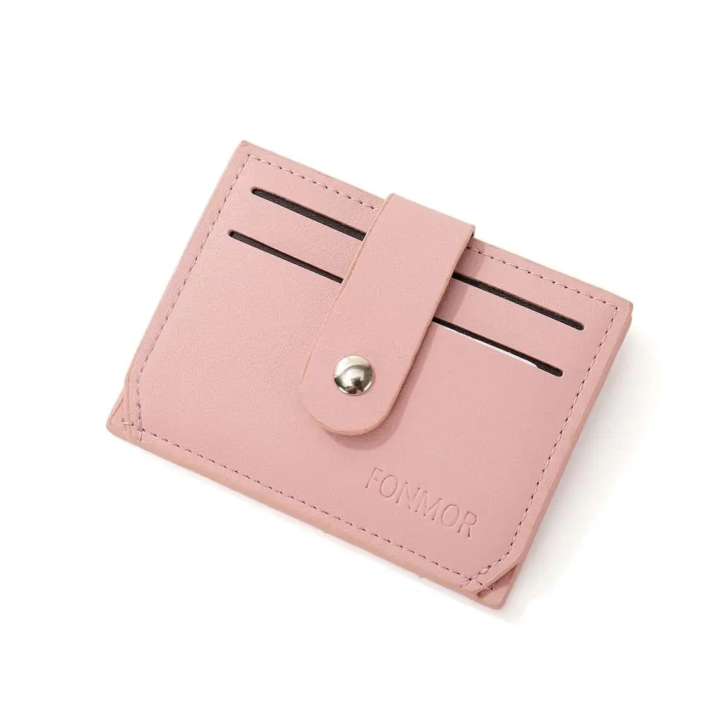 Ultra-thin Casual Money Clips Bifold Business Pocket Purse Slim Card Holder ID Card Case Wallet Men Coin Purse