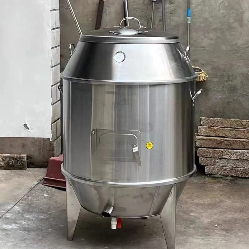 Roast Chicken Stove Stainless Steel Commercial Oven Crispy Pork Belly Gas Double Layer Charcoal Duck Furnace