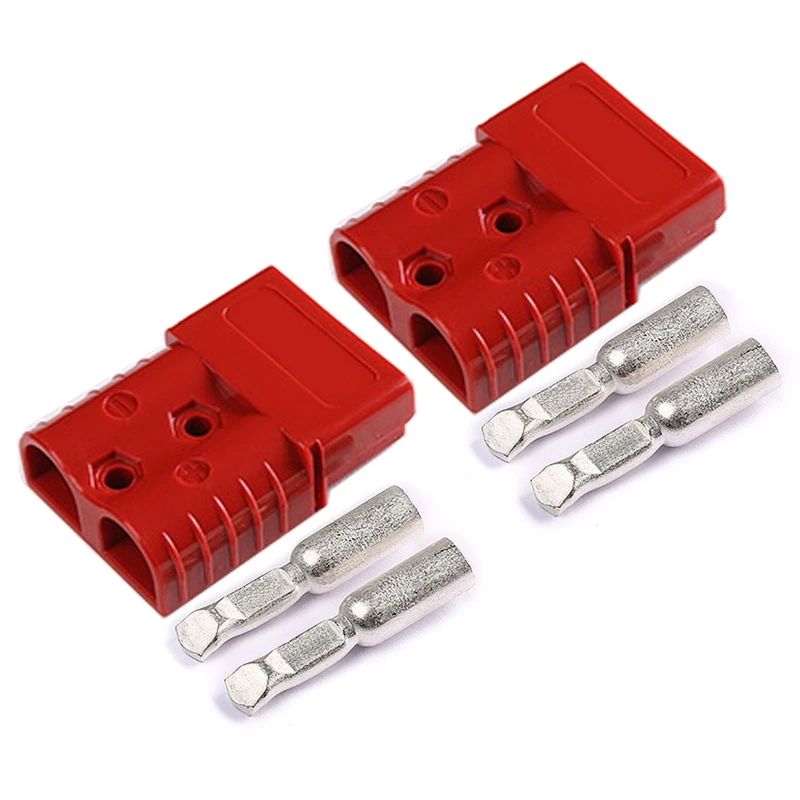 120A 600V Gray Red Blue SB120 Plug Connector Double Pole with Contacts