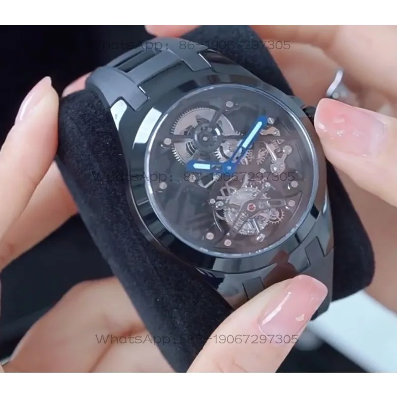 306 Tourbillon Men's Automatic Mechanical Movement Waterproof Watch