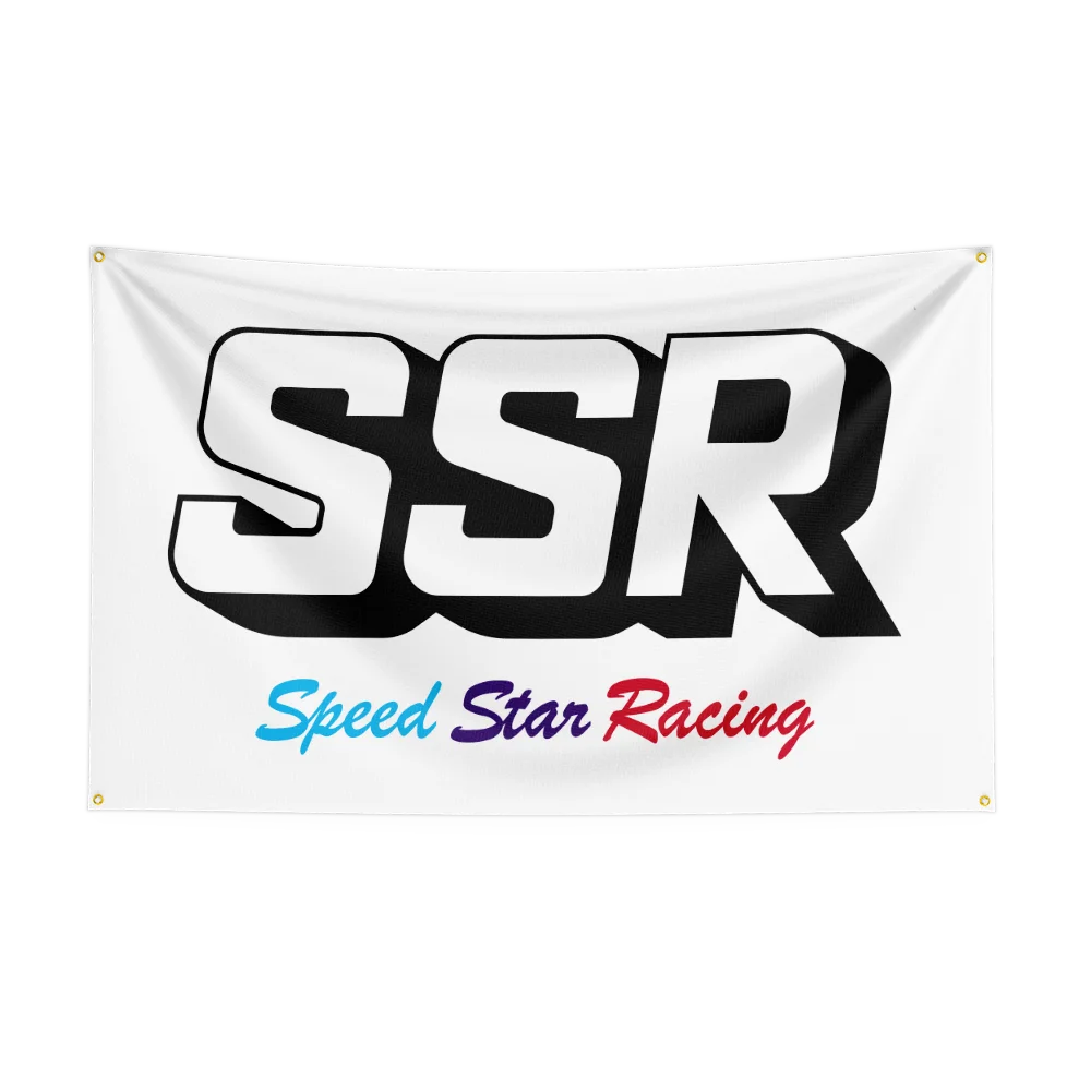 3x5ft S-SSR عجلات قطع غيار السيارات العلم غرفة ديكور العلم ديكورات خارجية أعلام للغرف