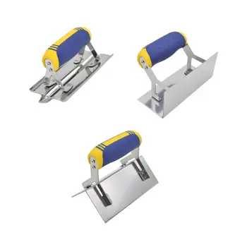 Hoekhoekspaan Roestvrij Staal Duurzaam Handgereedschap Pleistergereedschap Met Handgreep Premie Voor Het Schrapen Van Modderige Gipsplaat