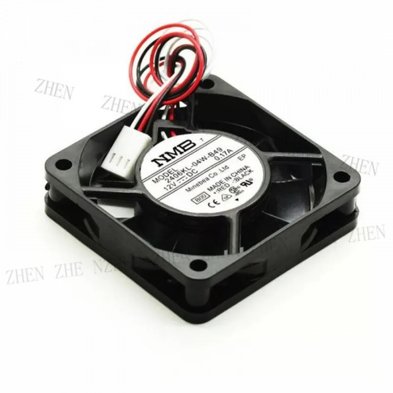 Y 1 Pc. New for  2406KL-04W-B49 Inverter Cooling Fan 6015 DC12V 0.17A 6CM 3Pin
