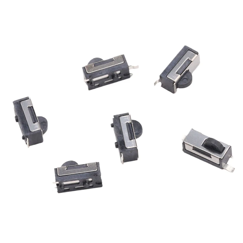 10Pcs Micro Silent Limit Switch High Life 2Pin Black Inner Spring KFC-W1-03 Round Head Limit Camera Reset