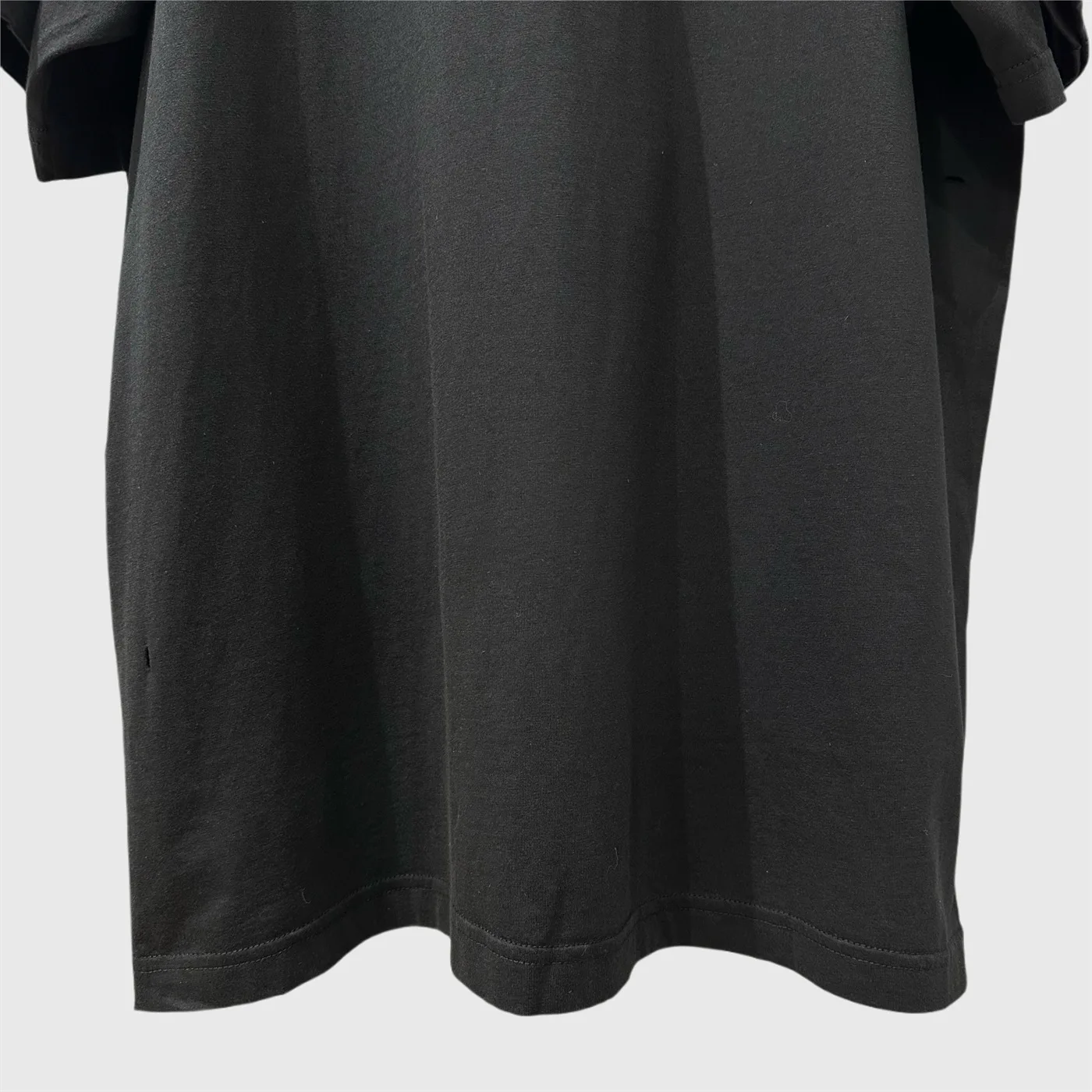 High Street Cotton Tshirts Top Dark RO Women/men's Dark Niche Design Trendy Unisex Ripped Cut Design T-shirt Casual Loose Tee