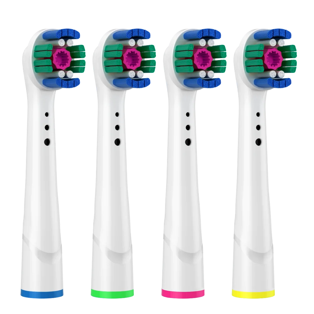 

8/12/16/20pcs Electric Toothbrush Replacement Brush Heads nozzle For Braun Oral B 3D Whitening Toothbrush Heads Wholesale Brush