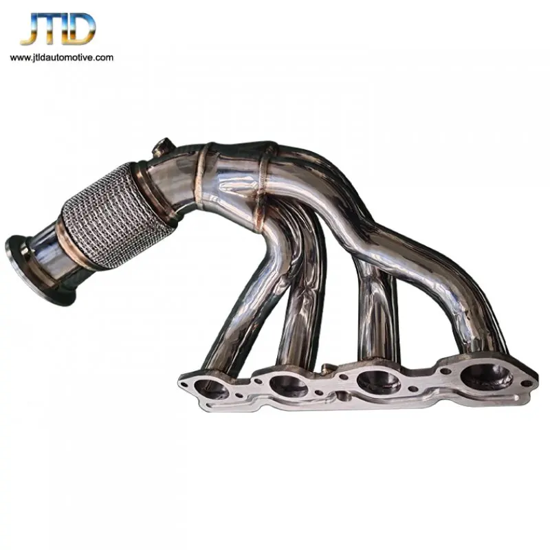 جودة عالية 304 الفولاذ المقاوم للصدأ البولندية الطاقة الملتوية مرنة النازل Exh-aust رأس المنوع لفيراري 458 #3