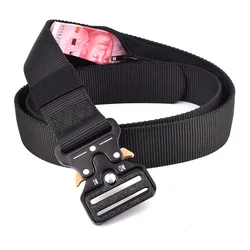 Travel Safety Money Belt Tactical Hidden Cash Belt Waist Bag Zipper Cash Anti-Theft Belts For Men Women Secret Pocket Waistband