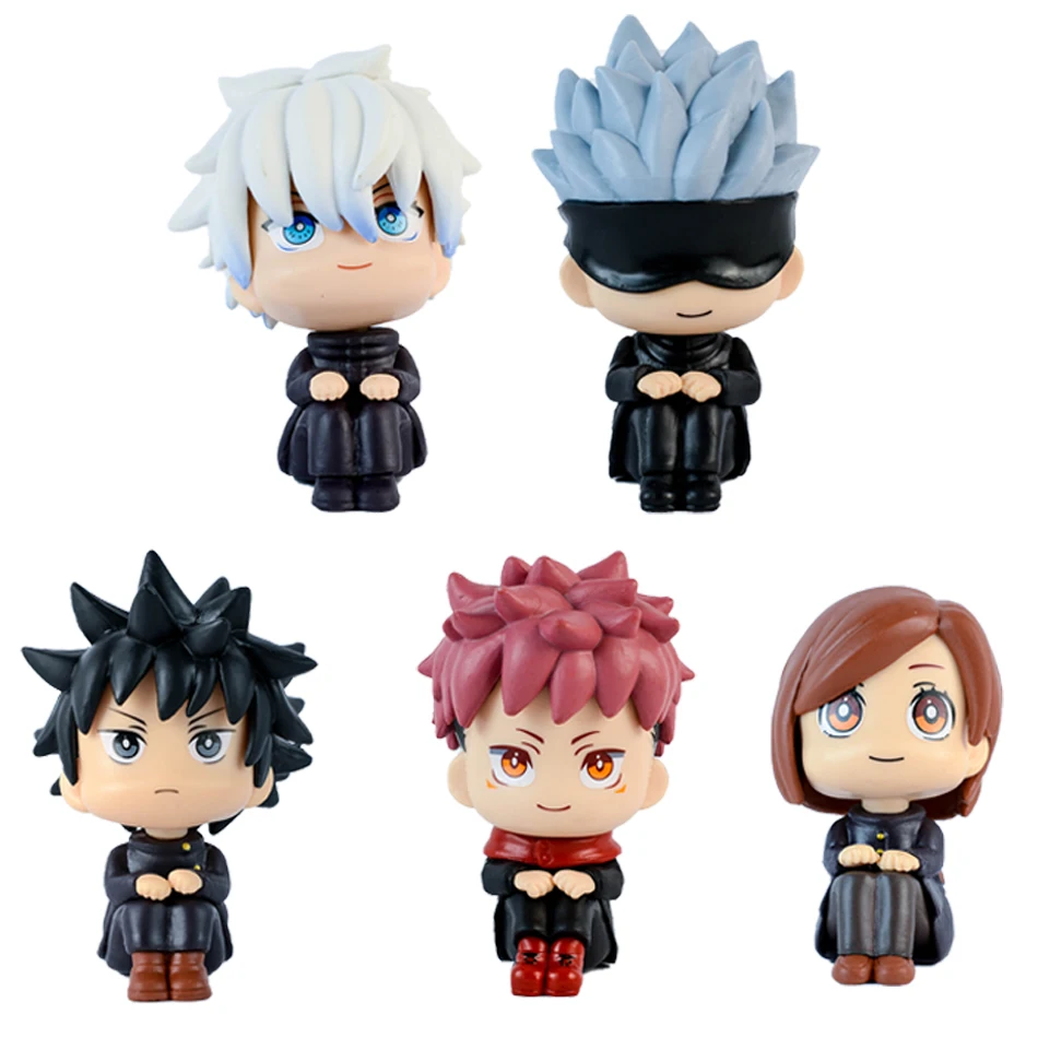 Anime Figure Toys Children Jujutsu Kaisen Figure Yuji Itadori Gojo Satori PVC Action Figure Kid Gift Super Desk Decoration