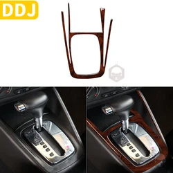 For VW Golf 4 Mk4 1999-2004 Accessories 6Pcs Wood Grain Plastic Car Interior Gear Shift Panel Cover Trim Sticker