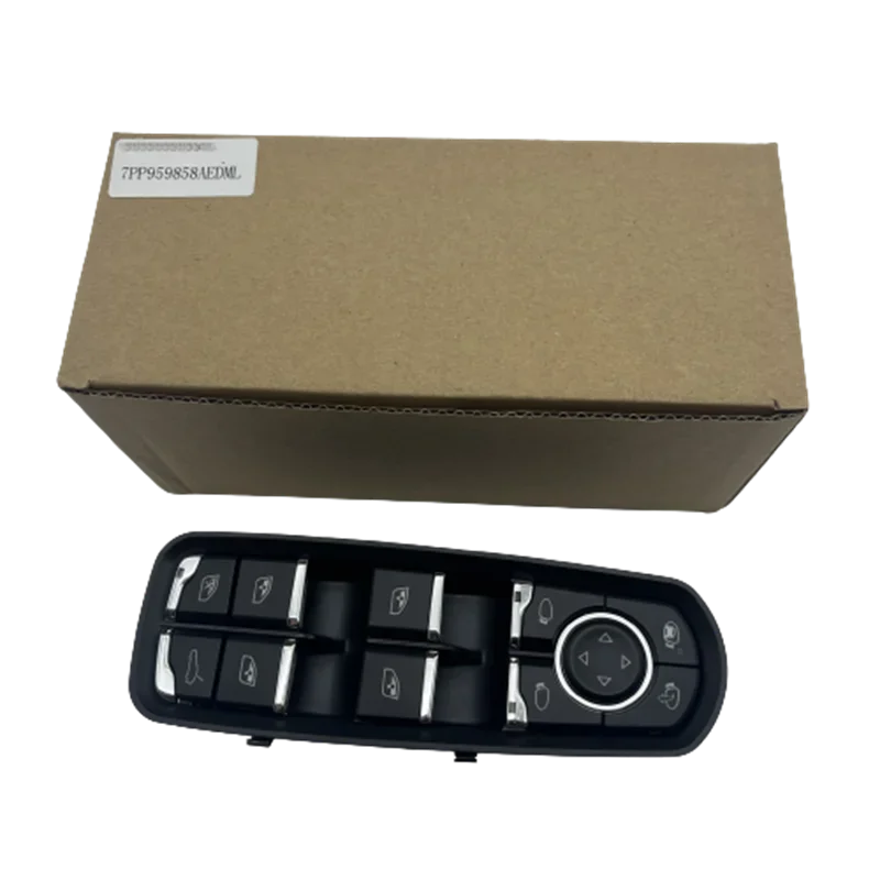 7PP959858AEDML Auto High-end Power Master Window Switch Button For Porsche Panamera Cayenne Macan 2011-2018 7PP959858AEDML