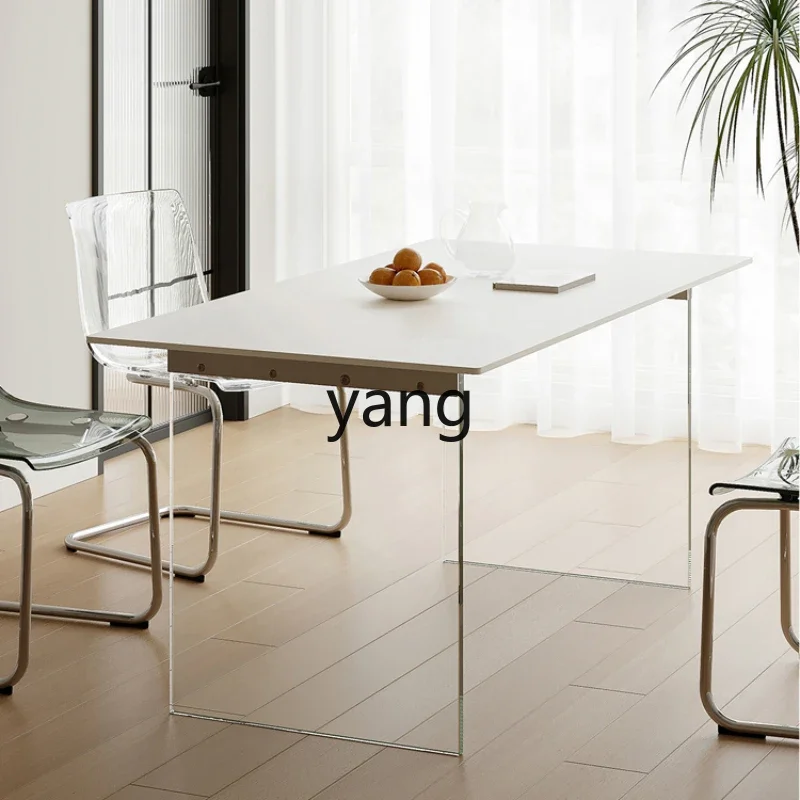 Yhl Board INS Desk Simple  Suspension Dining Table Living Room White Home Table