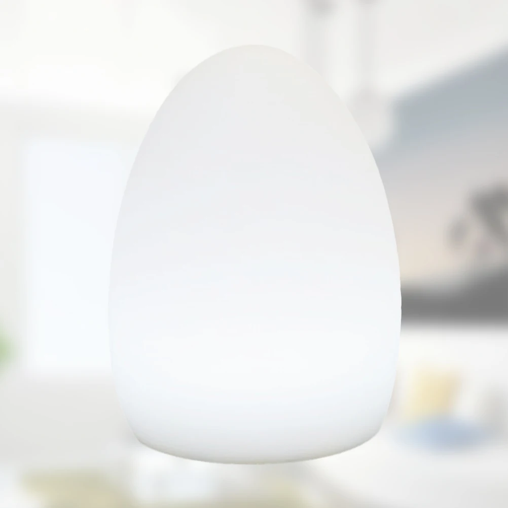 Led Egg Shaped Night Light 10X15Cm Color Changing Table Lamp Usb Charging Touch Control For Home Bedroom Kids Room Decor