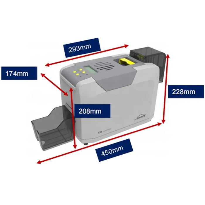 Single sided automatic batch printing with dual interface coding module