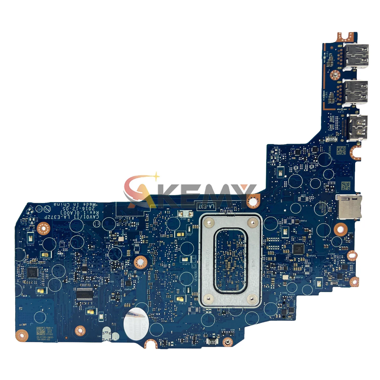 For DELL Chromebook 11 3180 3189 Laptop Motherboard LA-E372P Mainboard CAV01/11 with CPU N3160 N3060 CN-083RWV 01TX65 100% Test