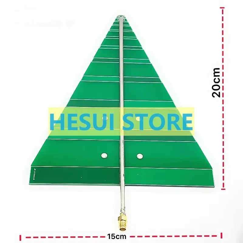 1PCS UWB ultra-wideband log-periodic antenna 740MHz-6000MHz