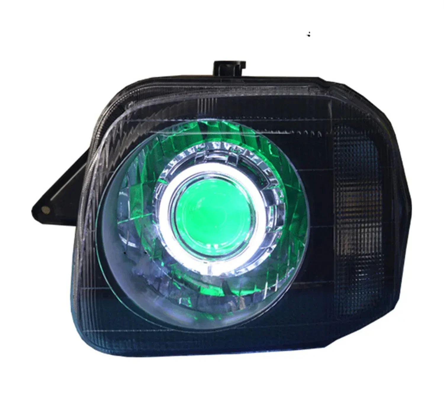 LED HID المصباح لسوزوكي جيمي 2007-2017 Cob عين الملاك Led النهار تشغيل ضوء Drl بدوره إشارة مع عدسة العارض #2