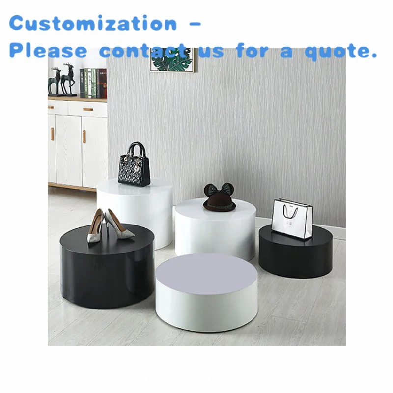custom.Kainice Customized Fashion Display Platform Round White Clothing Store Bridal Mannequin Risers Pedestal Table Display Pro