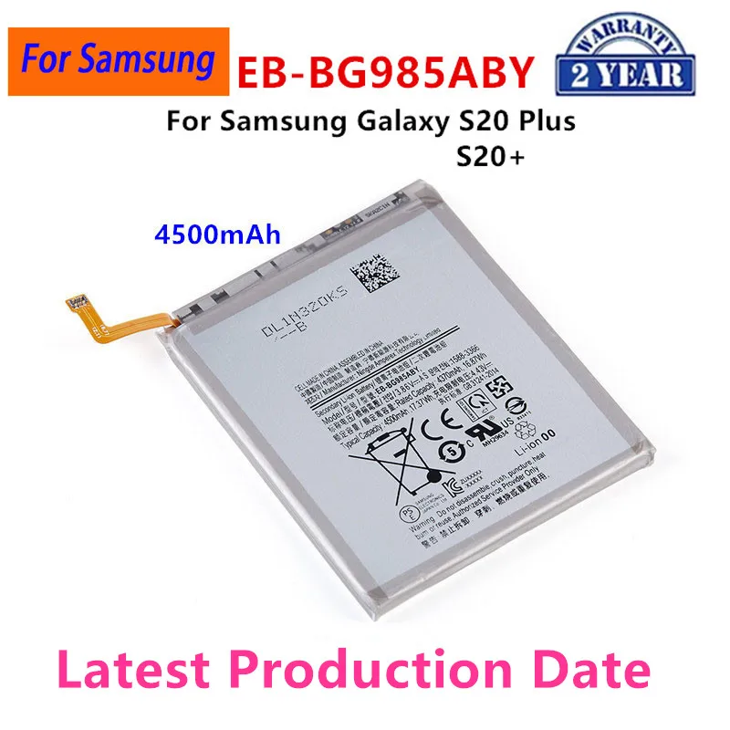 

Brand New EB-BG985ABY 4500mAh Replacement Battery For Samsung Galaxy S20 Plus S20Plus S20+ Mobile phone Batteries