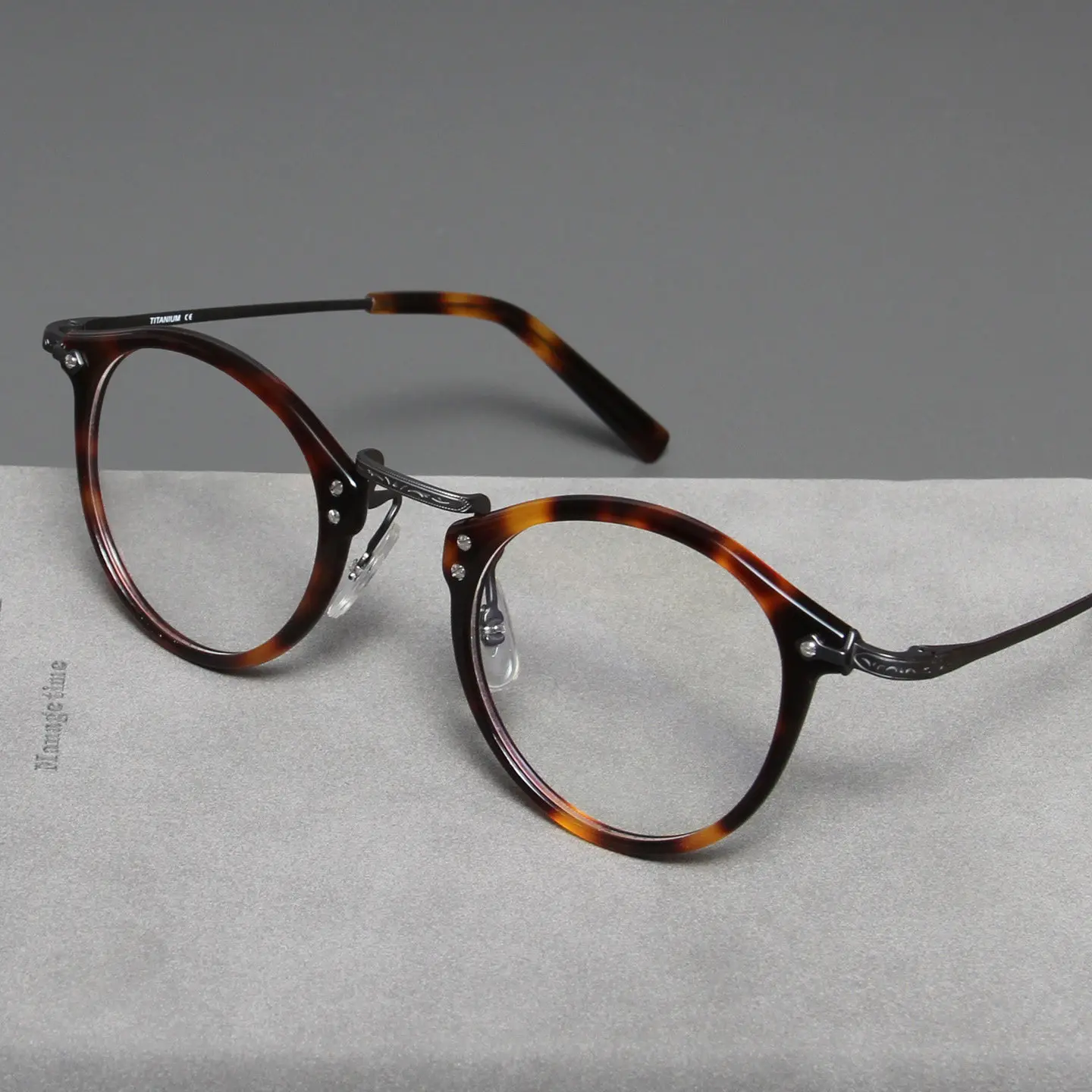 

Japanese Classic Vintage Round Glasses Frame Women High Quality Handmade Eyeglasses Men Retro Trendy Titanium Acetate Eyewear