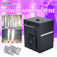 900W 1-6M CE Pryotechnic Cold Firework Machine Stage Effects Sparkler DMX512 Remote Control Cold Spark Machine for Wedding Party
