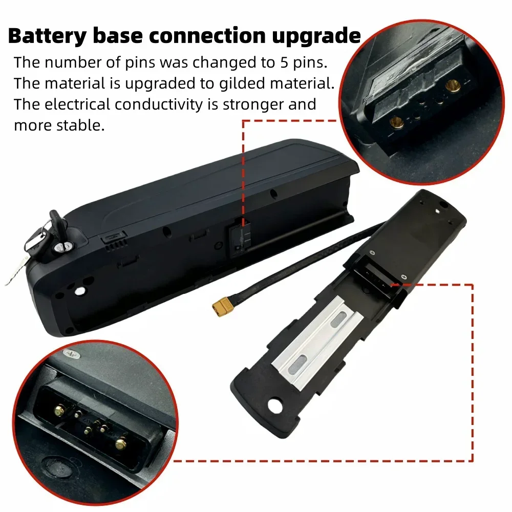 48V 30AH lithium battery for Hailong Electrical Bicycle Battery 35A BMS 350W 500W 750W 1000W 18650 35E Power Cell