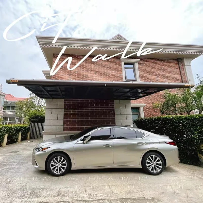 1 Aluminum alloy parking car canopy home villa courtyard outdoor terrace roof roof sunshade sunshade sunshade canopy