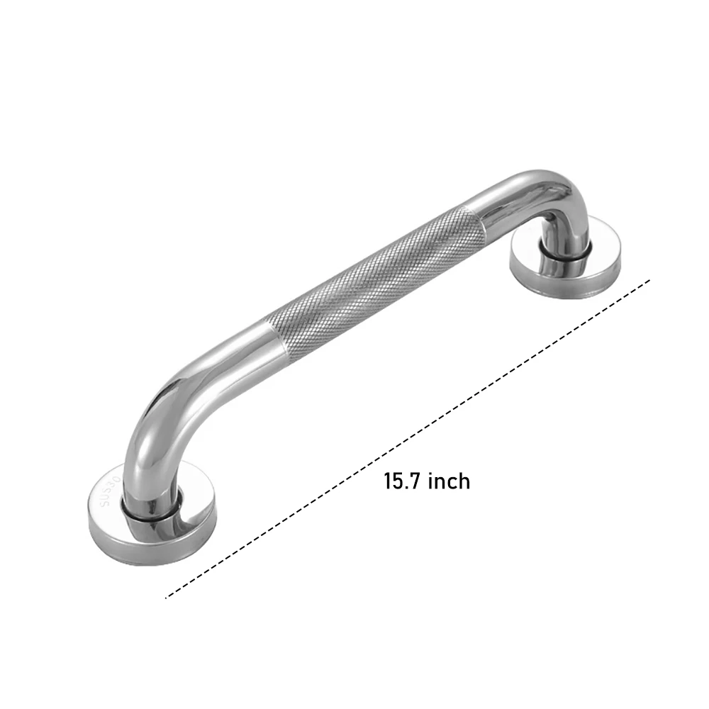 1PC Hot Sale Stainless Steel 300/400/500mm Bathroom Tub Toilet Handrail Grab Bar Shower Safety Support Handle Towel Rack