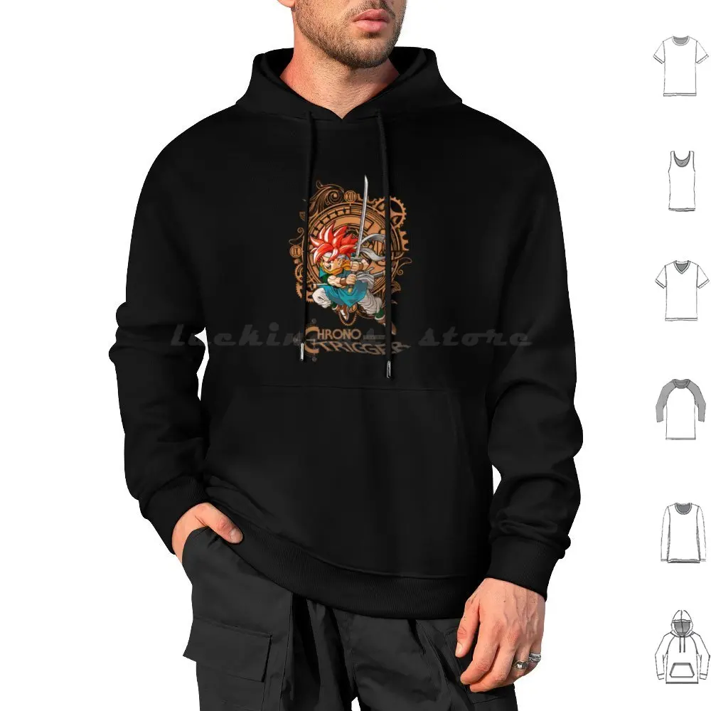 Chrono Trigger 02 Classic Hoodies Long Sleeve Chrono Trigger Final Fantasy Super Square Enix Video Games Chrono Cross