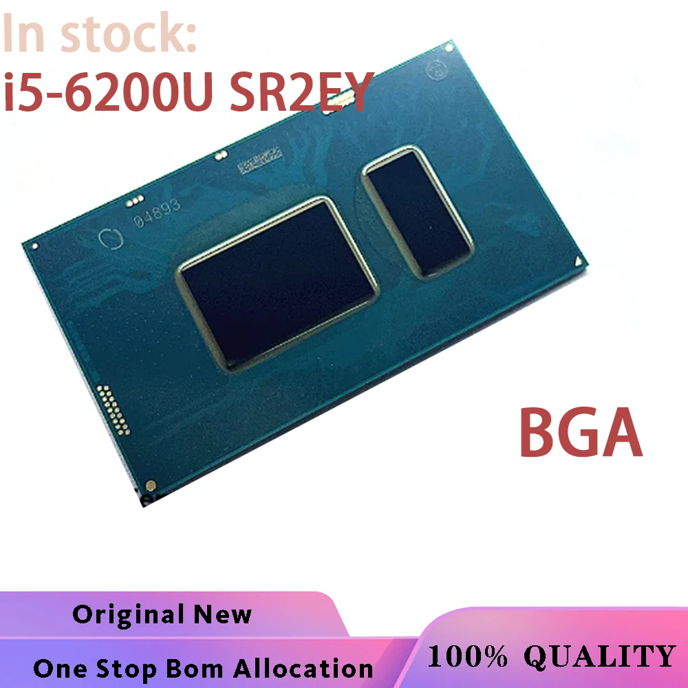 

100% New or Test i5-6200U SR2EY i5 6200U BGA Chipset