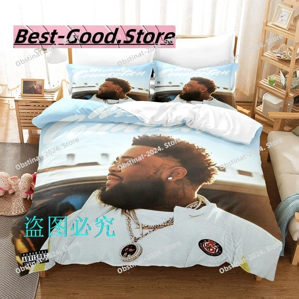 Popular Rod Wave album Bedding Set Single Twin Full Queen King Size Bed Set Adult Kid Bedroom Duvetcover Sets parure de lit Bed6