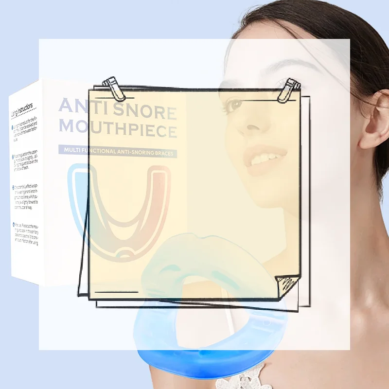 

Набор для предотвращения храпа: капа от храпа и шумовидного звука, формируемая на заказ, с футляром для хранения