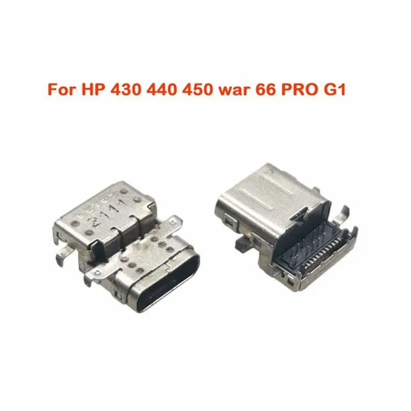 1PC USB 24p Jack Socket Connector For HP War 66 Laptop Computer Notebook PC Charging Port HP 430 440 450 War66pro G1 Tail Socket