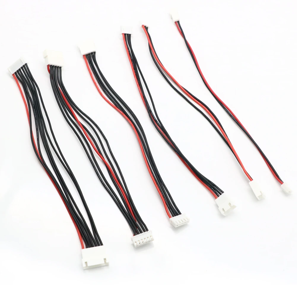 5 sztuk/partia JST-XH 1S 2S 3S 4S 5S 6S 20cm 22AWG Lipo bilans drutu rozszerzenie naładowany kabel przewód dla RC Lipo ładowarka