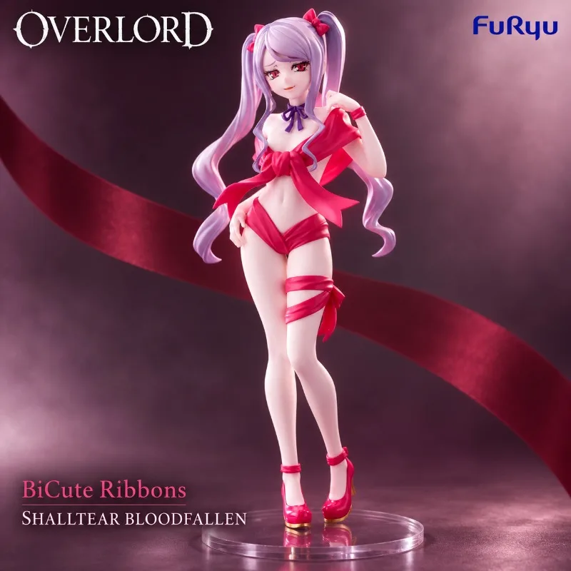 Original Authentic FuRyu Overlord BiCute Ribbons Figure Shalltear Bloodfallen 22cm Anime Figure Collectible