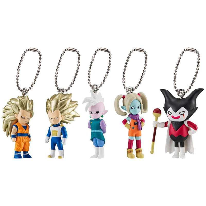 Porte-clés officiel du personnage Bandai Gashapon Dragon Ball Daima, Goku, Vegeta, Kaioshin, Pajigoma, Anime tendance, en Stock
