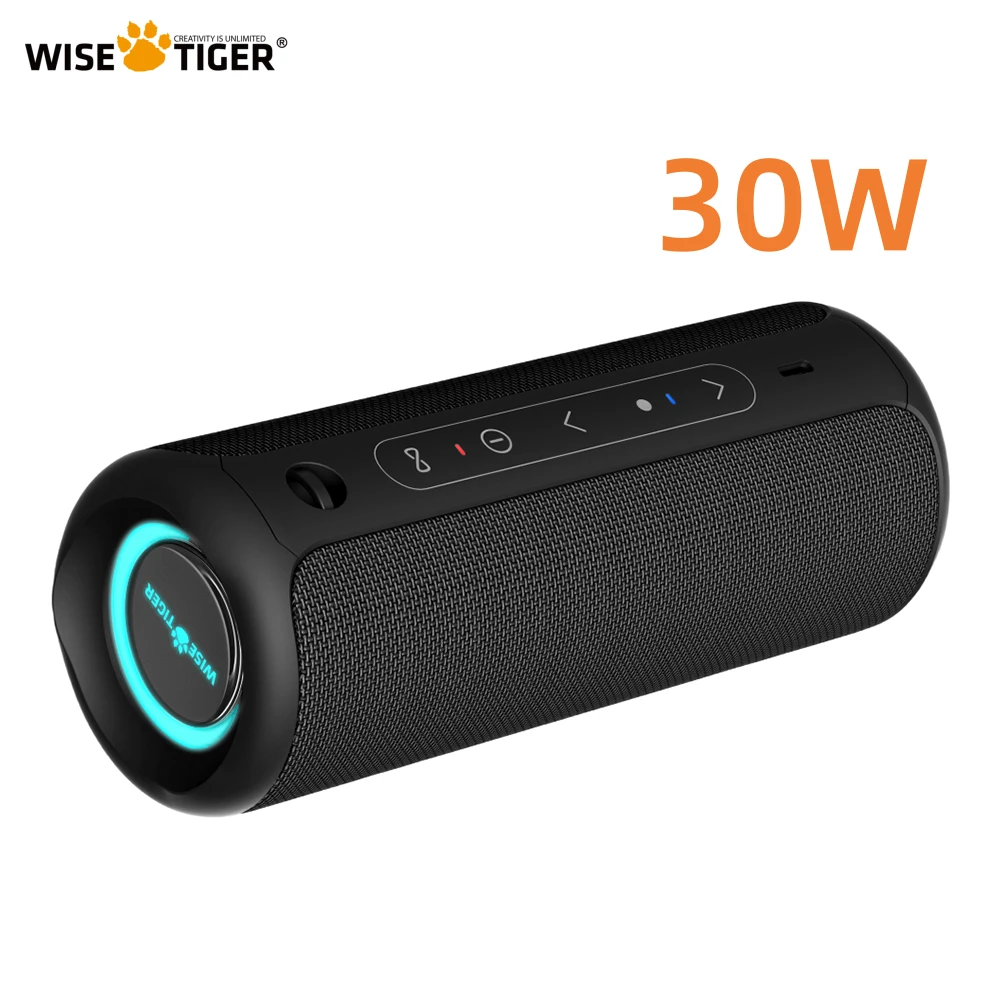 

WISETIGER Portable Bluetooth Speaker Outdoor Speaker IPX7 Waterproof Bass Boost True Wireless Stereo Speaker HD Sound for Home